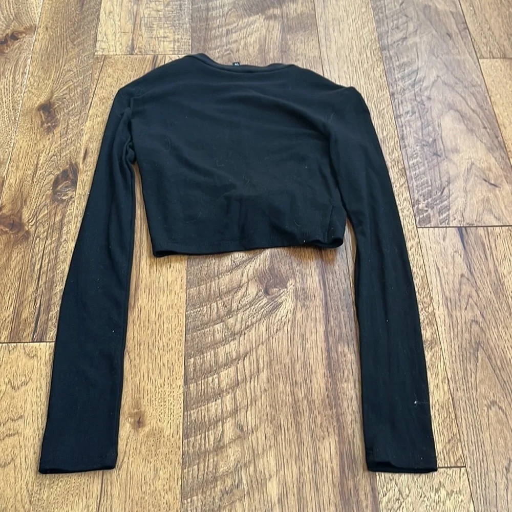 Miss Behave Girl’s Black Long Sleeve Top Size 10